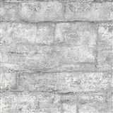 Vliesové tapety na zeď IMPOL GMK kamenná stěna šedá se stříbrnou spárou