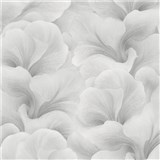 Vliesové tapety na zeď GMK Fashion for walls  5 florání vzor metalicky bílo-stříbrný