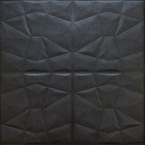 Samolepící pěnové 3D panely rozměr 700 x 700 mm, diamant černý