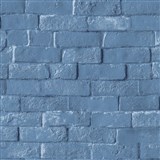 Vliesové tapety na zeď IMPOL Pop cihly modré