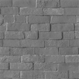 Vliesové tapety na zeď IMPOL Pop cihly tmavě šedé