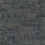 Vliesové tapety na zeď Brique 3D cihly černé s výraznou plastickou strukturou  - POSLEDNÍ KUSY