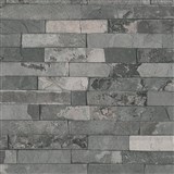 Vliesové tapety na zeď IMPOL Wood and Stone 2 obkladový kámen štípaná břidlice šedá