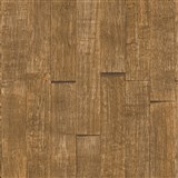 Vliesové tapety IMPOL Wood and Stone 2 3D dřevěný obklad hnědý