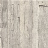 Vliesové tapety IMPOL Wood and Stone 2 vintage style dřevo šedo-béžové