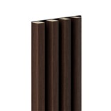 Dekorační panely MAXI dub tmavý 3D lamely na filcovém podkladu 270 x 17,7 cm