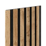 Dekorační panely SLIM wotan 3D lamely na filcovém podkladu 270 x 30 cm
