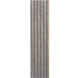 Dekorační panely dub sonoma 3D lamely na šedém filcovém podkladu 270 x 30 cm