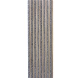 Dekorační panely dub sonoma 3D lamely na šedém filcovém podkladu 270 x 40 cm