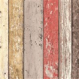 Vliesové tapety na zeď Wood´n Stone dřevěné desky barevné - POSLEDNÍ KUSY