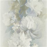 Vliesové tapety na zeď Aurora popínavé květy na bílém podkladu