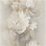 Vliesové tapety na zeď Aurora popínavé květy na béžovém podkladu