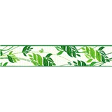 Samolepící bordura pnoucí listy zelené 5 m x 5,8 cm
