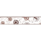 Samolepící bordura pampelišky hnědé 5 m x 5,8 cm