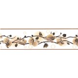 Samolepící bordura orchidej hnědá 5 m x 8,3 cm