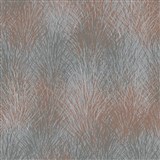 Vliesové tapety na zeď Collage tráva šedo-bronzová
