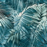Vliesové tapety na zeď IMPOL Collection Tropical Jungle modrá
