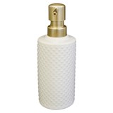 Dávkovač mýdla BARCELONA WHITE/GOLD