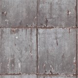 Vliesové tapety na zeď IMPOL Instawalls 2 betonové panely šedo-měděné  - POSLEDNÍ KUSY