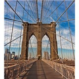 Vliesové fototapety Brooklyn Bridge rozměr 225 cm x 250 cm