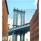 Vliesové fototapety Manhattan Bridge rozměr 225 cm x 250 cm