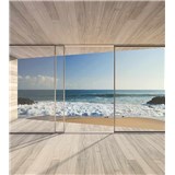 Vliesové fototapety výhled na záliv rozměr 225 cm x 250 cm