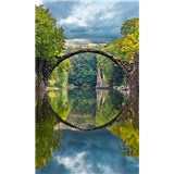 Vliesové fototapety obloukový most rozměr 150 cm x 250 cm - POSLEDNÍ KUSY