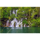 Vliesové fototapety Plitvická jezera rozměr 375 cm x 250 cm
