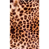 Vliesové fototapety leopardí kůže rozměr 150 cm x 250 cm