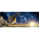 Vliesové fototapety vesmír rozměr 375 cm x 150 cm