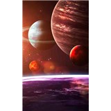 Vliesové fototapety solární systém rozměr 150 cm x 250 cm - POSLEDNÍ KUSY