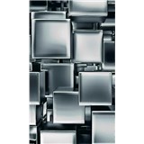 Vliesové fototapety kovové kostky rozměr 150 cm x 250 cm