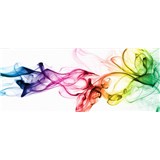 Vliesové fototapety kouř barevný rozměr 375 cm x 150 cm - POSLEDNÍ KUSY