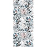 Vliesové fototapety pivoňky rozměr 91 cm x 211 cm