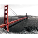 Vliesové fototapety Golden Gate Bridge rozměr 312 cm x 219 cm