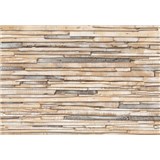 Fototapety obílené dřevo rozměr 368 cm x 254 cm