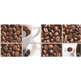 Vliesové fototapety káva rozměr 250 cm x 104 cm