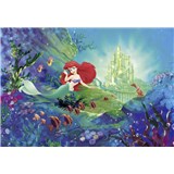 Fototapety Disney Malá mořská víla Arielin zámek rozměr 368 cm x 254 cm