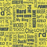 Samolepící tapety text černý 45 cm x 15 m