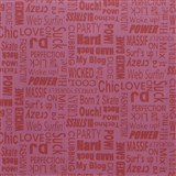 Samolepící tapety text růžový 45 cm x 15 m