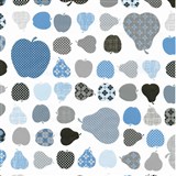 Samolepící tapety jablka modré 45 cm x 15 m - POSLEDNÍ METRY