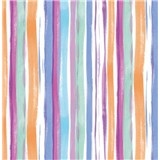 Samolepící tapety pruhy barevné 45 cm x 15 m