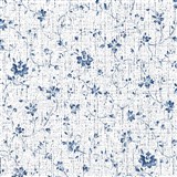 Samolepící fólie Vintage květinky modré - 45 cm x 15 m
