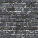 Vliesové tapety na zeď IMPOL Imitations 2 cihly modro-černé