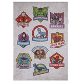 Samolepky na zeď Disney Avengers Badges 50 cm x 70 cm