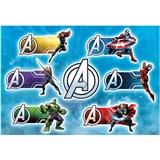 Samolepky na zeď Disney Avengers Plates 100 cm x 70 cm