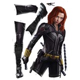 Samolepky na zeď Disney Black Widow Stand 100 cm x 70 cm