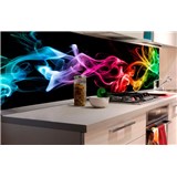 Samolepící tapety za kuchyňskou linku kouř černý rozměr 180 cm x 60 cm - POSLEDNÍ KUSY