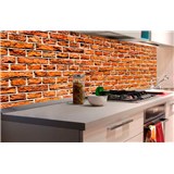 Samolepící tapety za kuchyňskou linku staré cihly rozměr 180 cm x 60 cm - POSLEDNÍ KUSY
