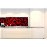 Samolepící tapety za kuchyňskou linku květy růží rozměr 180 cm x 60 cm